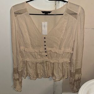American Eagle Women’s Beige Blouse